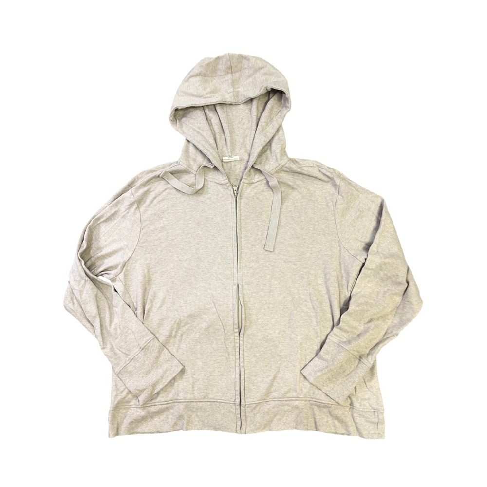 Pact Light Beige Zip Hoodie